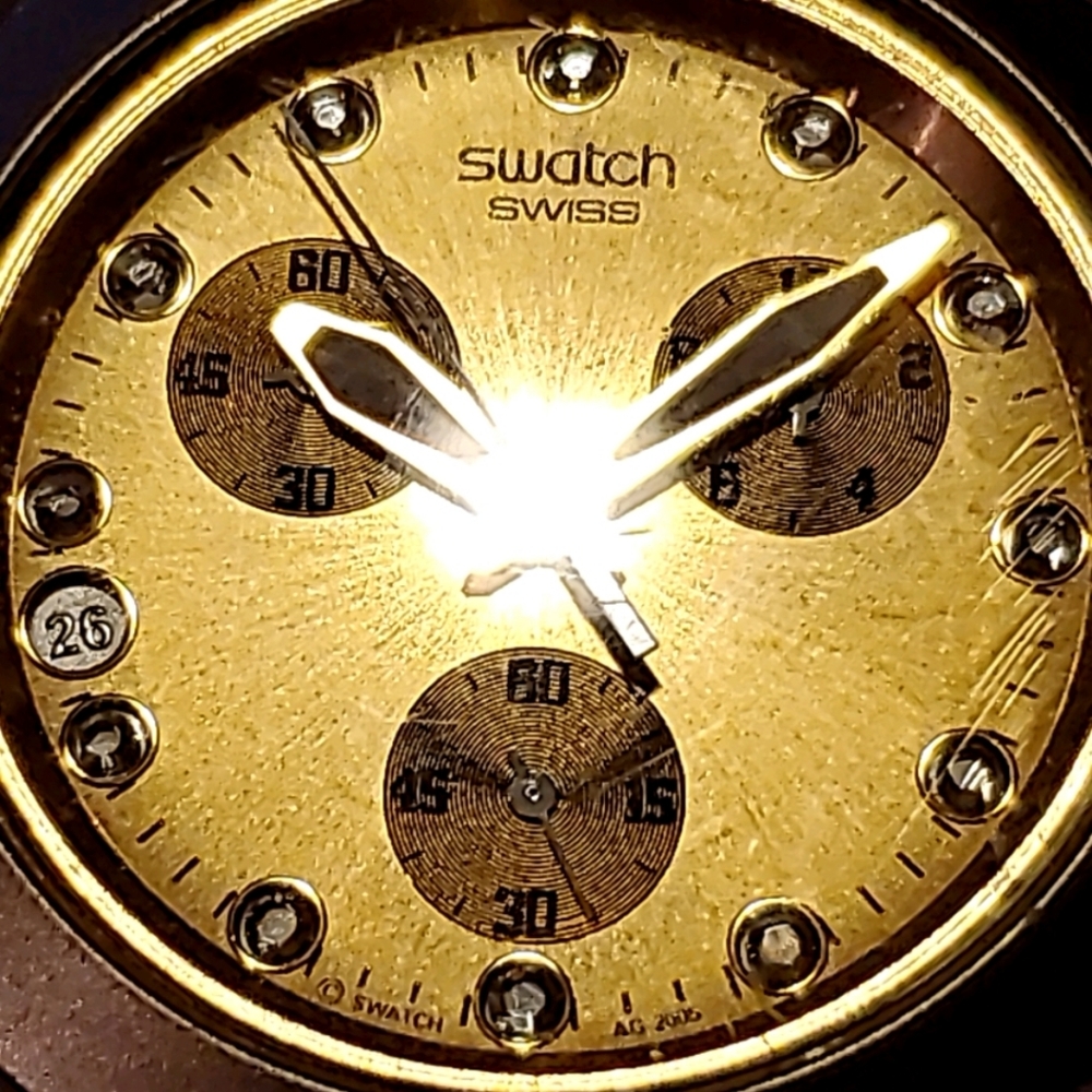 Vintage Swatch Watch Irony Diaphane AG 2005